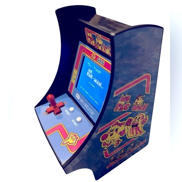 My Arcade Ms. Pac-Man Micro Player Pro 6.75" Mini Arcade Machine Video G… - Picture 4 of 7